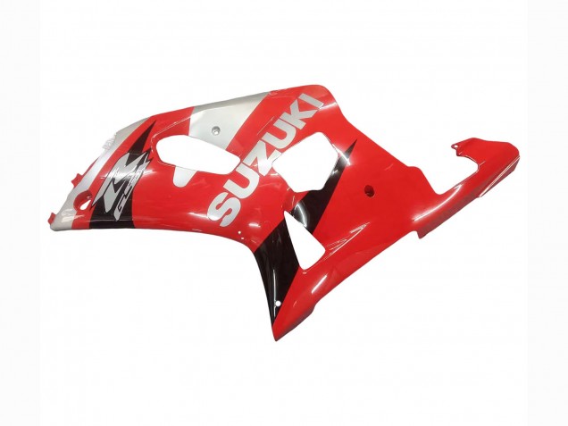 2001-2003 Suzuki GSXR 600 / GSXR 750 Motorcycle Fairing - Red White Glossy Black