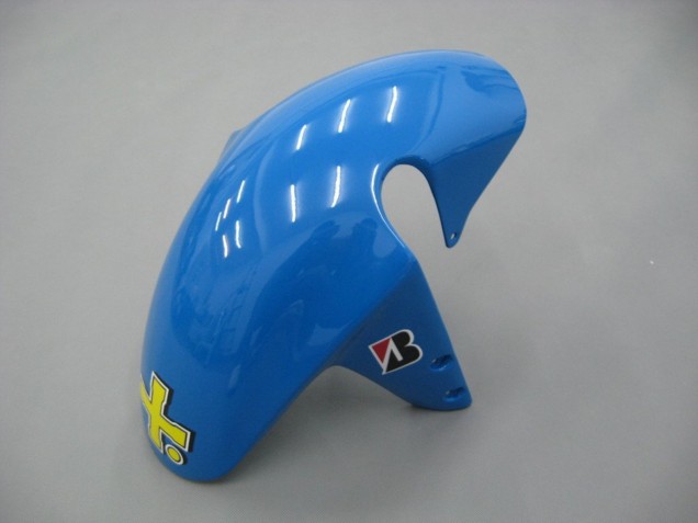 2001-2003 Suzuki GSXR 600 / GSXR 750 Motorcycle Fairings - Blue Yellow Black Motul Rizla