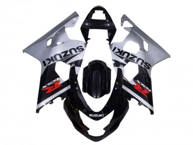 Shop 2001-2003 Suzuki GSXR 600 / GSXR 750 Motorcycle Fairings - Silver Glossy Black Red