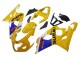 2004-2005 Suzuki GSXR 600 / GSXR 750 Motorcycle Fairing - Yellow White Blue Black