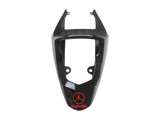 2004-2005 Suzuki GSXR 600 / GSXR 750 Motorcycle Fairings - Glossy Black Red Jordan Michelin