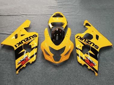 Shop 2004-2005 Suzuki GSXR 600 / GSXR 750 Motorcycle Fairings - Yellow Black