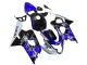 2004-2005 Suzuki GSXR 600 / GSXR 750 Motorcycle Fairing - White Blue Black Corona Motul