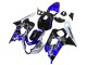 2004-2005 Suzuki GSXR 600 / GSXR 750 Motorcycle Fairing - White Blue Black Corona Motul