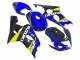 2004-2005 Suzuki GSXR 600 / GSXR 750 Motorcycle Fairings - Blue Yellow Black