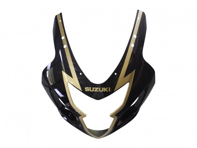 2004-2005 Suzuki GSXR 600 / GSXR 750 Motorcycle Fairings - Glossy Black Gold Corona