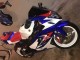 2004-2005 Suzuki GSXR 600 / GSXR 750 Motorcycle Fairing - White Blue Red