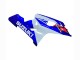 2004-2005 Suzuki GSXR 600 / GSXR 750 Motorcycle Fairing - White Blue Red