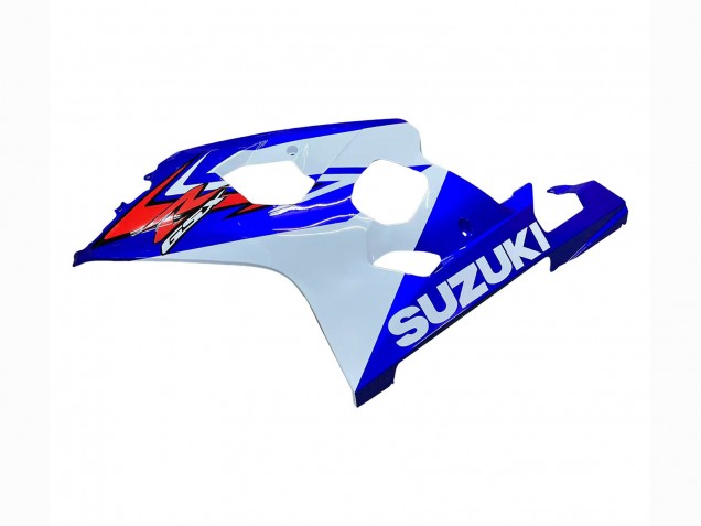 2004-2005 Suzuki GSXR 600 / GSXR 750 Motorcycle Fairing - White Blue Red