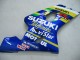 2004-2005 Suzuki GSXR 600 / GSXR 750 Motorcycle Fairings - Blue White Yellow Green Telefumica Motul MoviStar