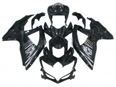 Shop 2006-2007 Suzuki GSXR 600 / GSXR 750 Motorcycle Fairings - Glossy Black Grey White