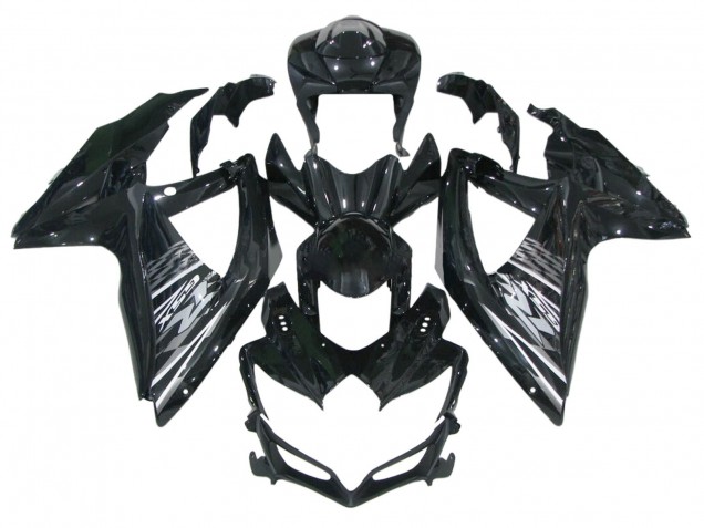 2006-2007 Suzuki GSXR 600 / GSXR 750 Motorcycle Fairings - Glossy Black Grey White