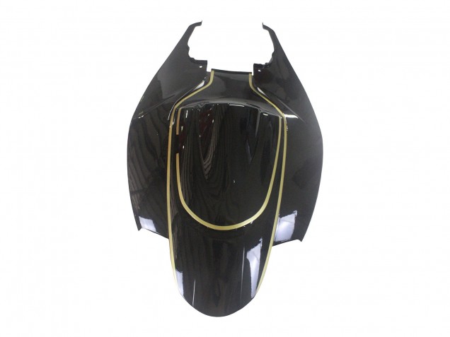 2006-2007 Suzuki GSXR 600 / GSXR 750 Motorcycle Fairings - Glossy Black Gold Stripe