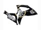 2006-2007 Suzuki GSXR 600 / GSXR 750 Motorcycle Fairings - Glossy Black White Motul Lucky Strike