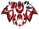 2006-2007 Suzuki GSXR 600 / GSXR 750 Motorcycle Fairings - Red Black