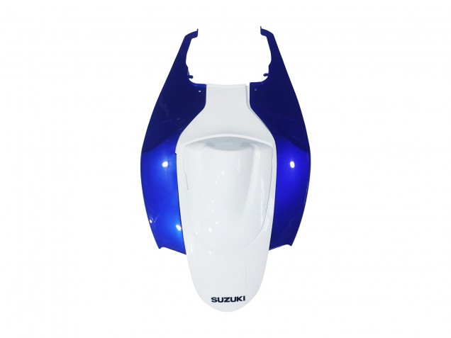 2006-2007 Suzuki GSXR 600 / GSXR 750 Motorcycle Fairings - White Blue Flame