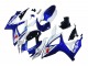 2006-2007 Suzuki GSXR 600 / GSXR 750 Motorcycle Fairings - White Blue Glossy Black Red