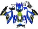 2008-2010 Suzuki GSXR 600 / GSXR 750 Motorcycle Fairings - Blue Fluorescent Green Shark