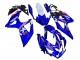 2008-2010 Suzuki GSXR 600 / GSXR 750 Motorcycle Fairings - White Blue Pink Ecstar Motul