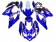 2008-2010 Suzuki GSXR 600 / GSXR 750 Motorcycle Fairings - White Blue Pink Ecstar Motul