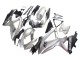 2008-2010 Suzuki GSXR 600 / GSXR 750 Motorcycle Fairings - Silver Matte Black