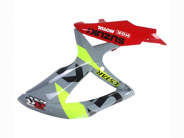 2008-2010 Suzuki GSXR 600 / GSXR 750 Motorcycle Fairings - Grey Yellow Red