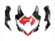 2008-2010 Suzuki GSXR 600 / GSXR 750 Motorcycle Fairings - Glossy Black Red White Motul Lucky Strike