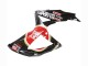 2008-2010 Suzuki GSXR 600 / GSXR 750 Motorcycle Fairings - Glossy Black Red White Motul Lucky Strike