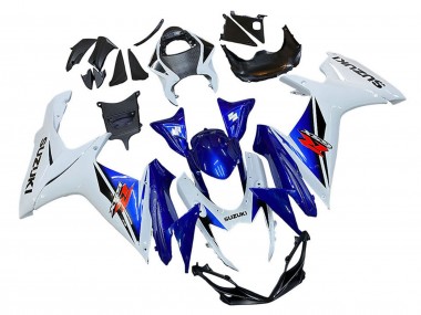 Shop 2011-2024 Suzuki GSXR 600 / GSXR 750 Motorcycle Fairing - White Blue Red