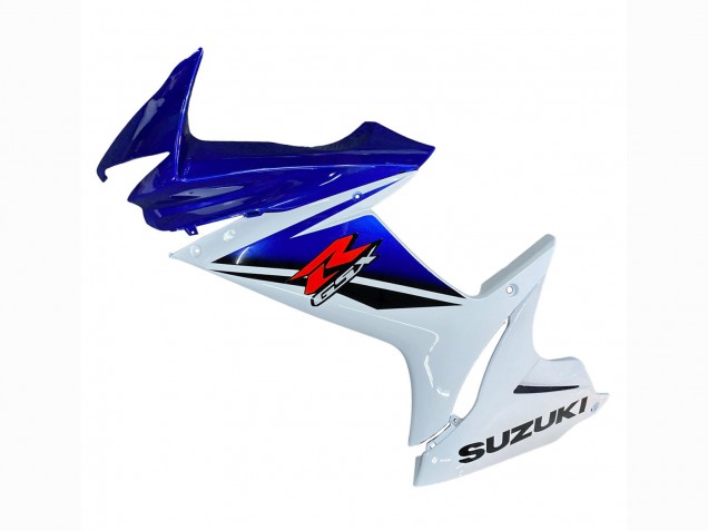 2011-2024 Suzuki GSXR 600 / GSXR 750 Motorcycle Fairing - White Blue Red