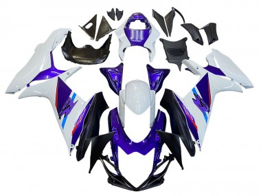 Shop 2011-2024 Suzuki GSXR 600 / GSXR 750 Motorcycle Fairings - Blue Purple White