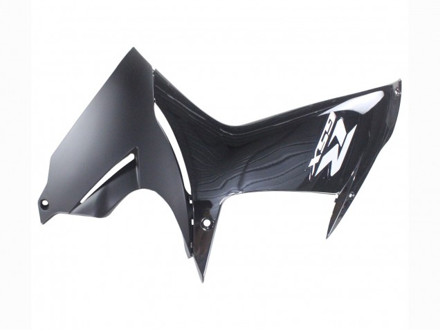 2011-2024 Suzuki GSXR 600 / GSXR 750 Motorcycle Fairings - Glossy Black Matte Black White Decal