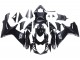 2011-2024 Suzuki GSXR 600 / GSXR 750 Motorcycle Fairings - Glossy Black Matte Black White Decal