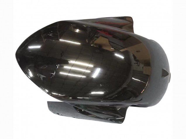 2011-2024 Suzuki GSXR 600 / GSXR 750 Motorcycle Fairings - Glossy Black Red Flame