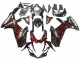 2011-2024 Suzuki GSXR 600 / GSXR 750 Motorcycle Fairings - Glossy Black Red Flame