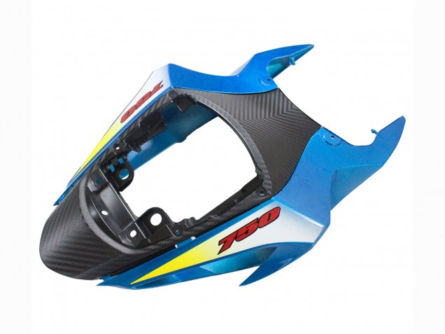 2011-2024 Suzuki GSXR 600 / GSXR 750 Motorcycle Fairings - Blue White Red