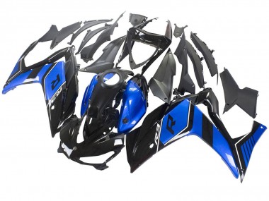 Shop 2015-2018 Yamaha YZF R3/R25 Motorcycle Fairing - Blue Glossy Black