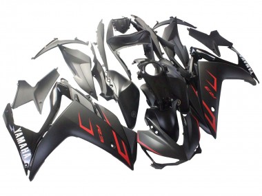 Shop 2015-2018 Yamaha YZF R3/R25 Motorcycle Fairings - Glossy Black Matte Black Red