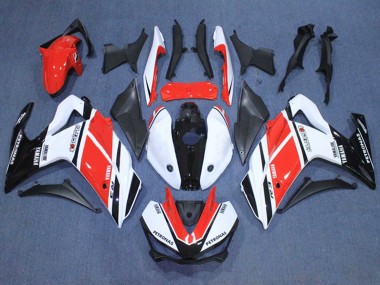 Shop 2015-2018 Yamaha YZF R3/R25 Motorcycle Fairings - White Red Black Petronas Yamalube