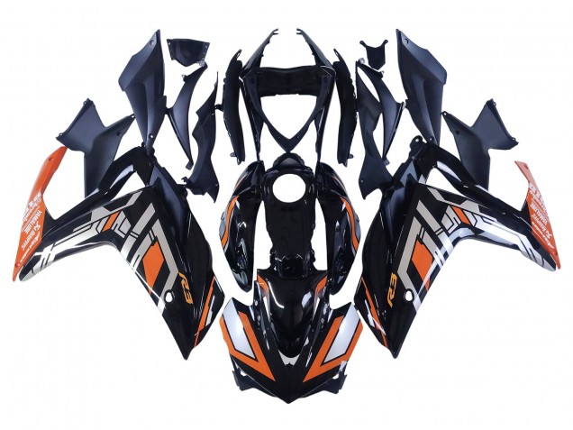 2015-2018 Yamaha YZF R3/R25 Motorcycle Fairings - Blue Orange Silver Yamalube