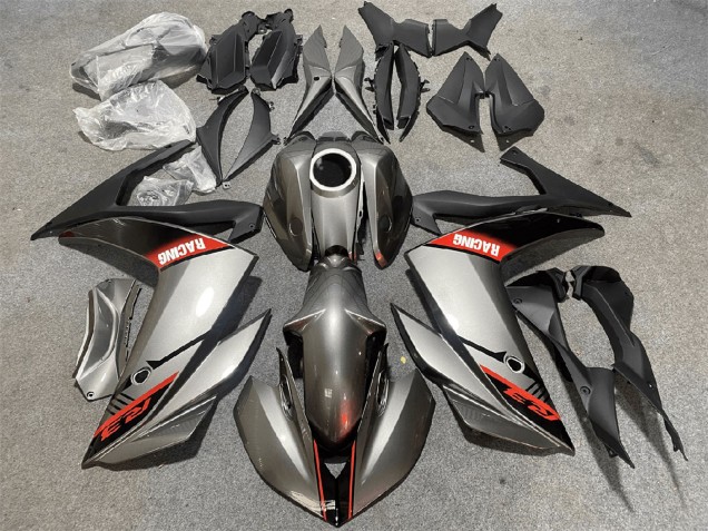 2015-2018 Yamaha YZF R3/R25 Motorcycle Fairings - Silver Red Black Racing