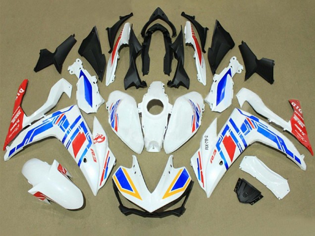 2015-2018 Yamaha YZF R3/R25 Motorcycle Fairings - White Blue Red Yamalube