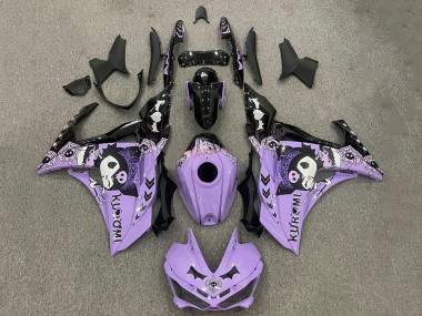 Shop 2015-2018 Yamaha YZF R3/R25 Motorcycle Fairings - Purple White Black