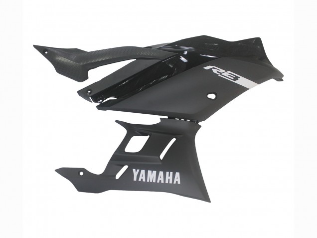 2019-2021 Yamaha YZF R3/R25 Motorcycle Fairings - Matte Black Silver