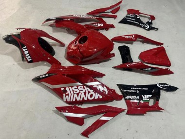 Shop 2019-2021 Yamaha YZF R3/R25 Motorcycle Fairings - Dark Red White Silver Black Valsir