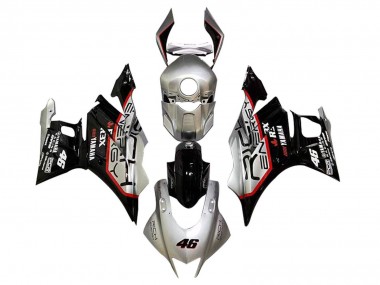 Shop 2019-2021 Yamaha YZF R3/R25 Motorcycle Fairings - Silver Red Black 46