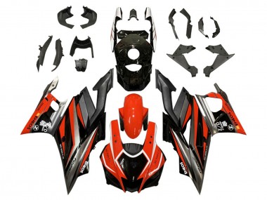 Shop 2019-2021 Yamaha YZF R3/R25 Motorcycle Fairings - Red Grey Black ENEOS