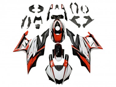 Shop 2019-2021 Yamaha YZF R3/R25 Motorcycle Fairing - White Red Black