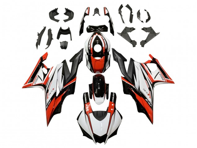 2019-2021 Yamaha YZF R3/R25 Motorcycle Fairing - White Red Black