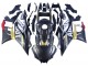 2022-2024 Yamaha YZF R3/R25 Motorcycle Fairings - Black Carbon Fiber Style Gold Red ABBOT